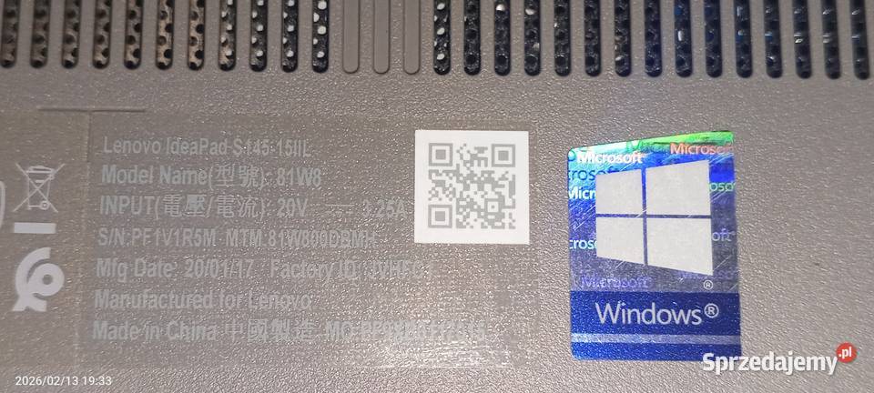 Laptop Lenovo 156 i710gen ostatnia kujawsko-pomorskie Inowrocław