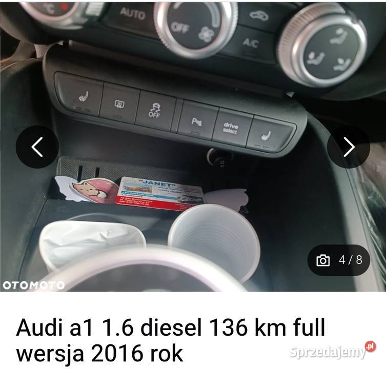 Audi a1 2016 136 koni 16 diesel ful wersja Krzeszowice