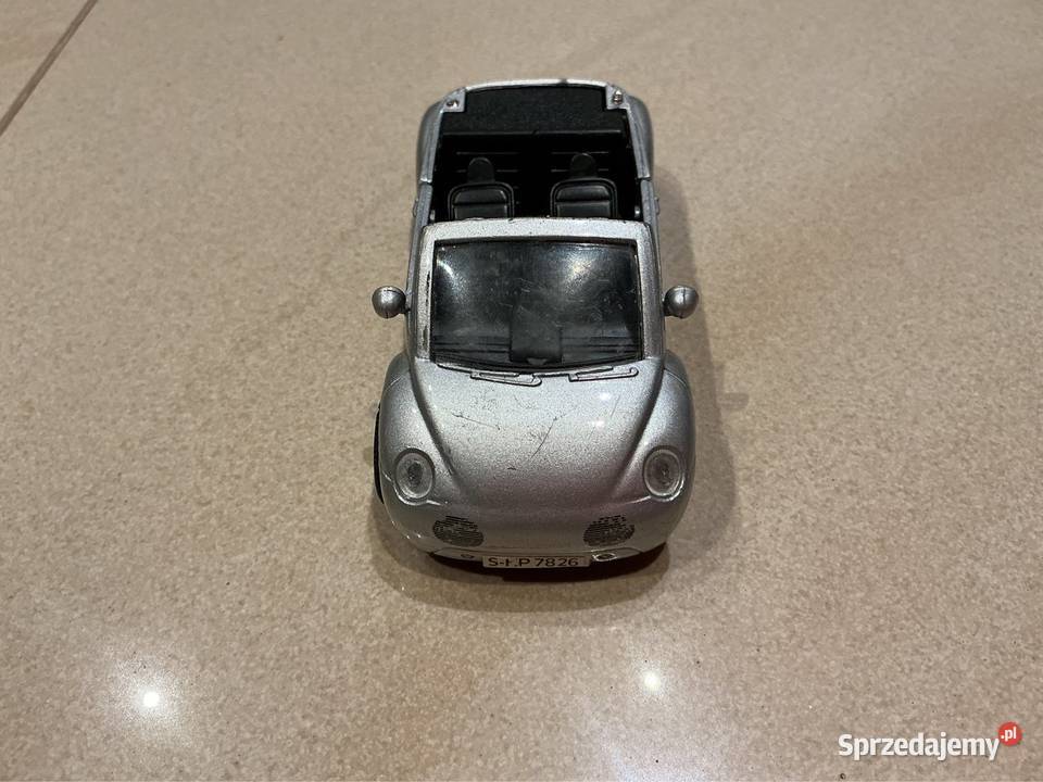 Autko Metalowe Volkswagen Srebrny Nowa Sól