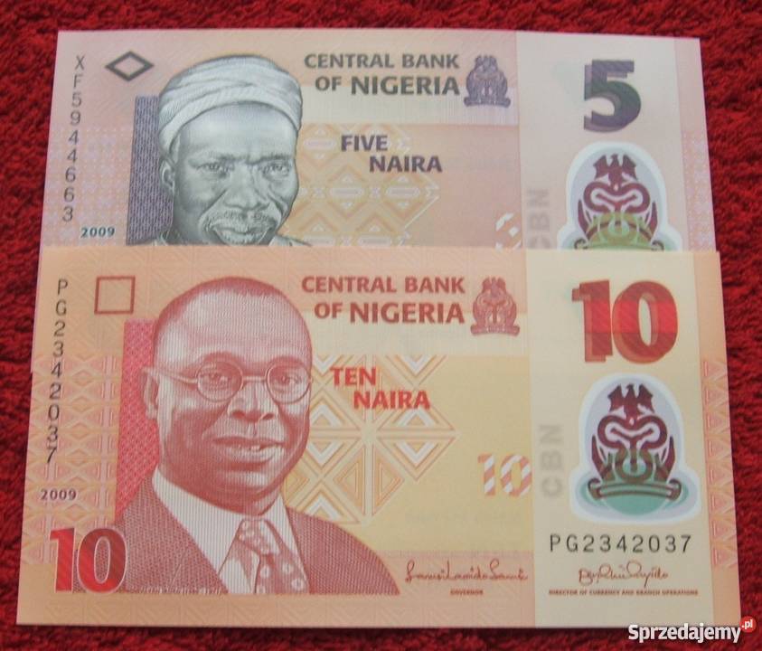 NIGERIA Polimerowe Kolekcjonerskie Banknoty Katowice