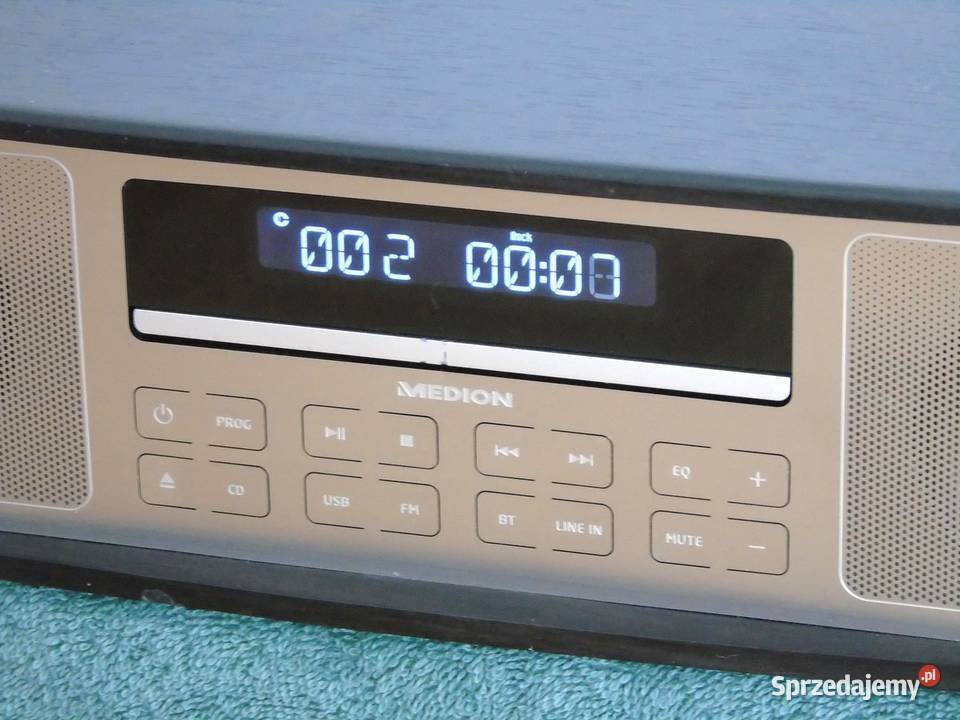 Zestaw audio Medion BT USB mp3 radio RDS AUX Jasło