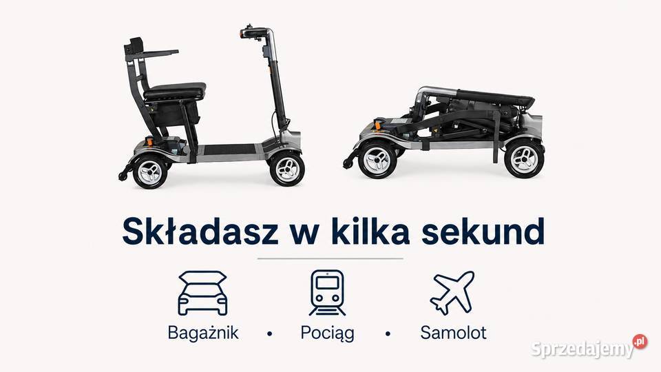 Skuter elektryczny inwalidzki składany Wołomin