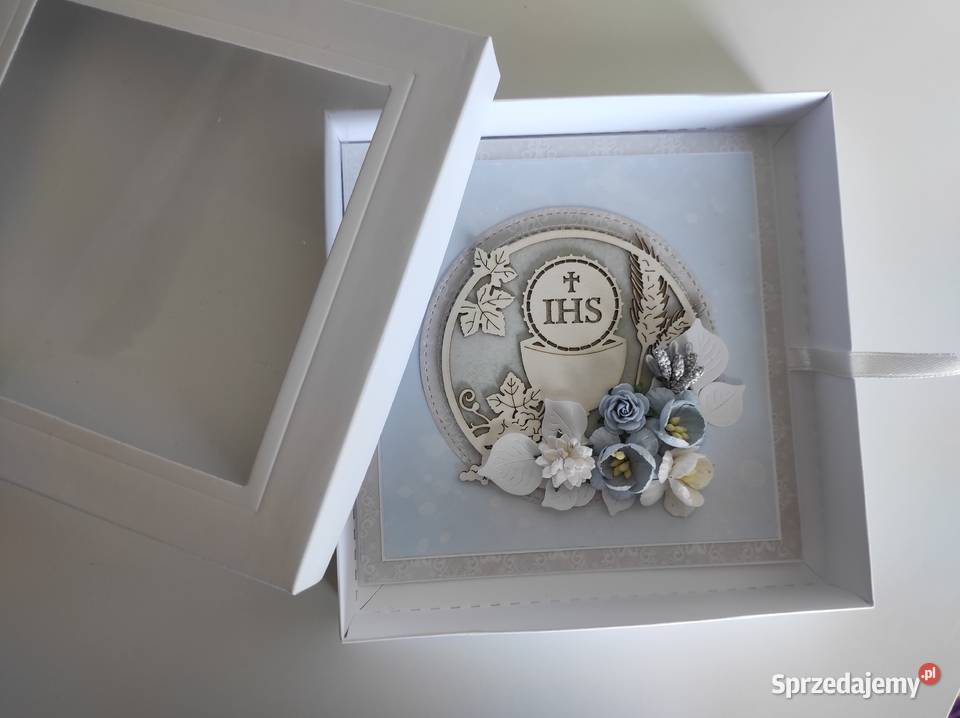 Kartka ręcznie robiona na Komunię Świętą z Łódź sprzedam