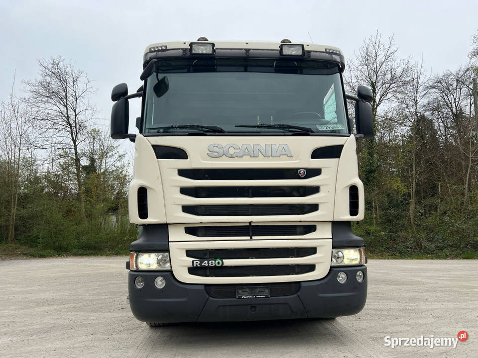 Chlodnia SCANIA R 480 Euro 6 biały Chłodnie Warszawa