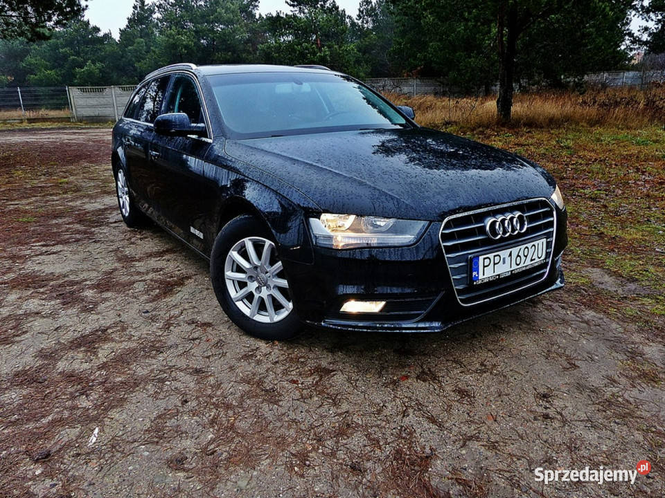 Audi A4 20 TDI 190ClimatronicAluNaviSkóryPełna nieuszkodzony A4 Piła