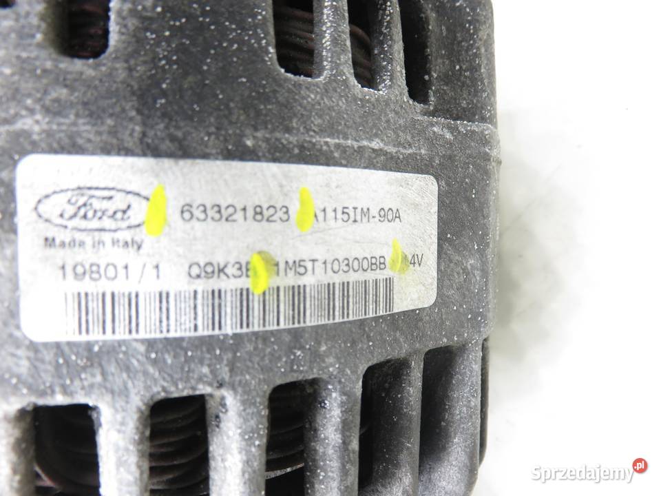 ALTERNATOR FORD FOCUS MK1 I 18 TDCi 1M5T10300BB osobowe Układ elektryczny silnika