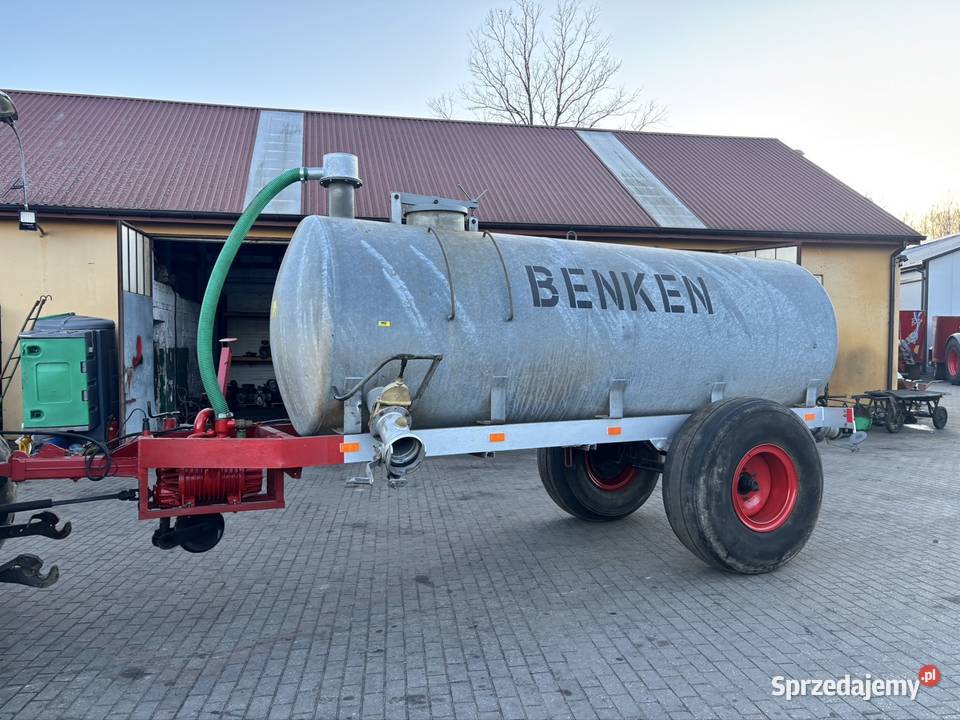 Beczkowóz 7000 litrów beczka nieuszkodzony Myszyniec