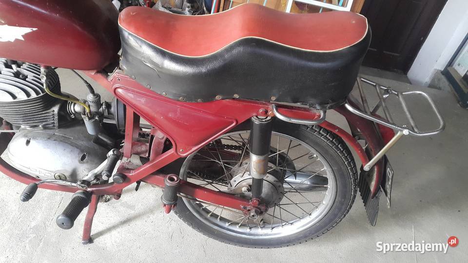 Motocykl WSK dwuramówka Sietesz