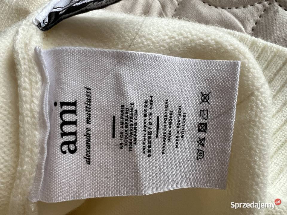 Golf biały rozmiar M wełna Kalisz