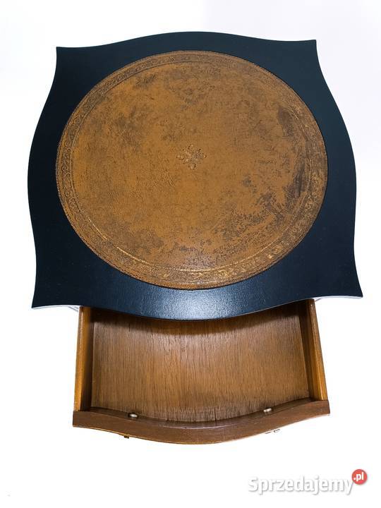 Drewniany stolik z szufladkami vintage lubuskie