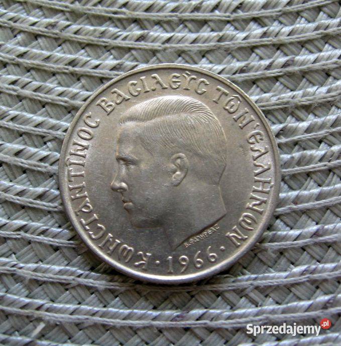 Grecja 5 Drachmy 1966r