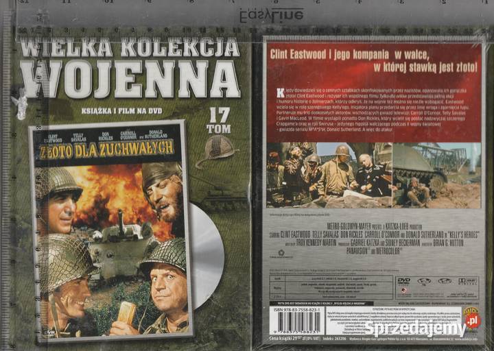 Złoto zuchwałych Kellys Heroes DVD Pruszków