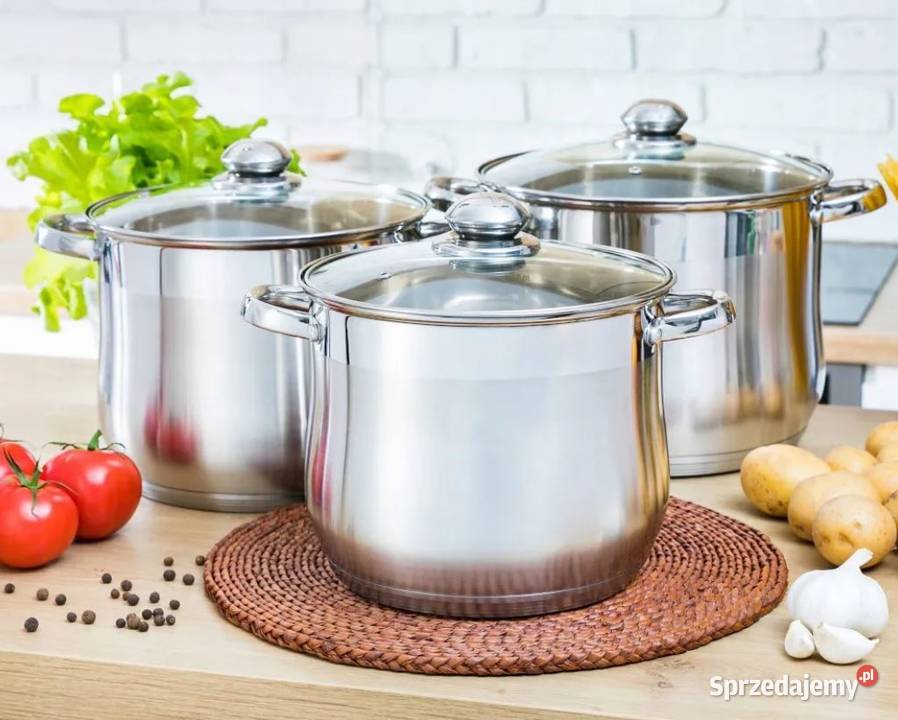 199 Garnki ROSOŁOWE nierdzewne KLONBERG Zabrze sprzedam