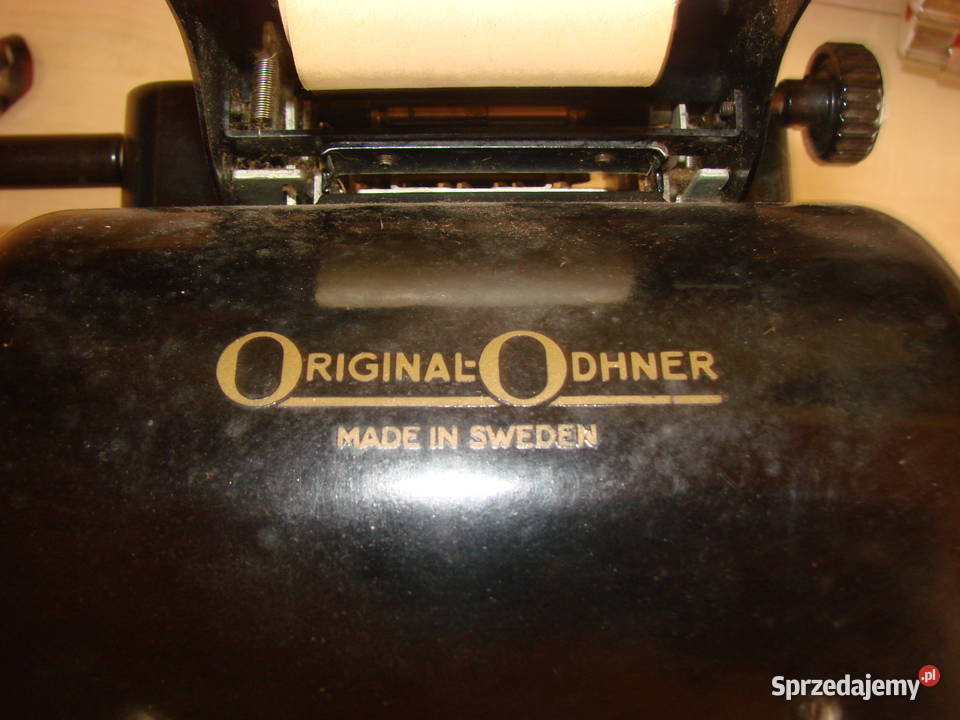 Original Odhner maszyna licząca Pozostałe pomorskie Pruszcz Gdański