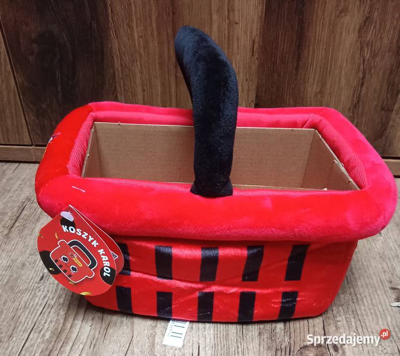 Koszyk Karol Biedronka pluszowy koszyk sprzedam