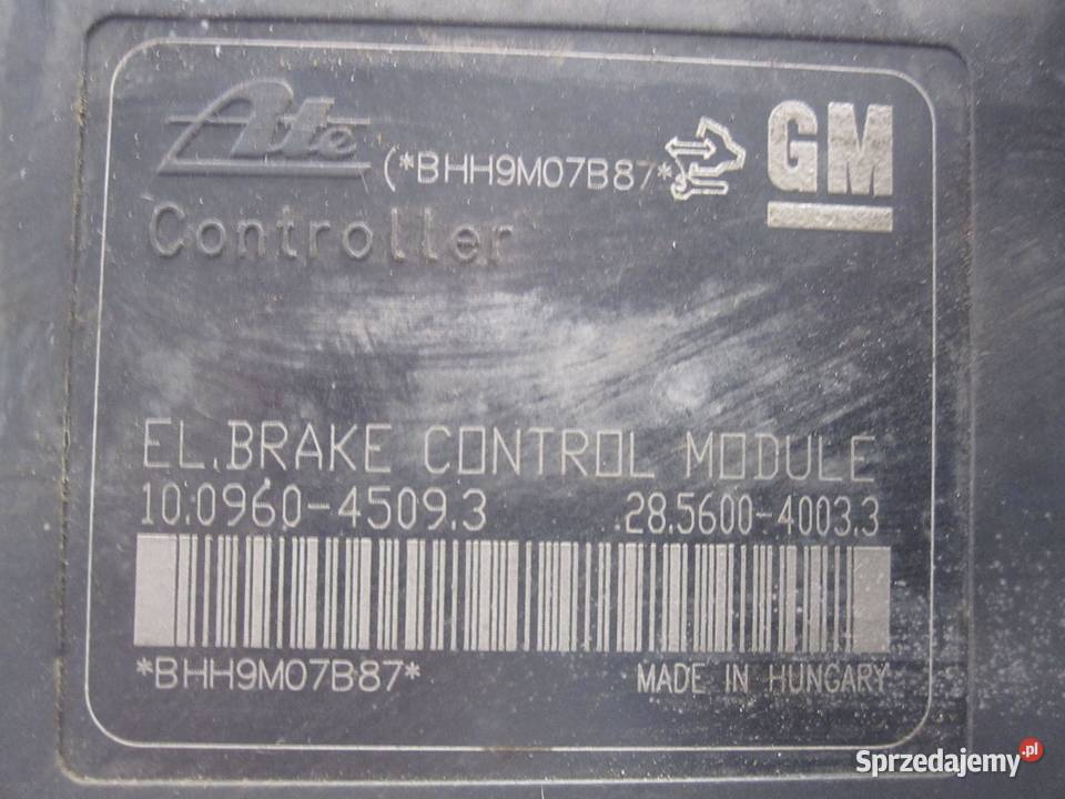 OPEL ASTRA J 10r pompa ABS 13332612