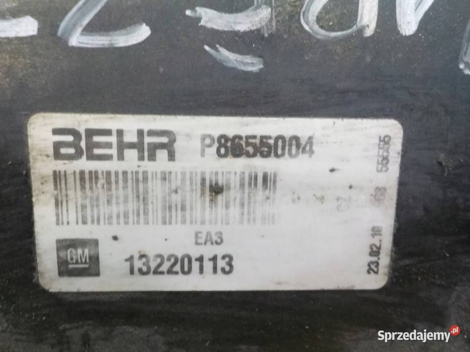 OPEL INSIGNIA A I 18 B 10r wentylator chlodnicy mazowieckie Suków