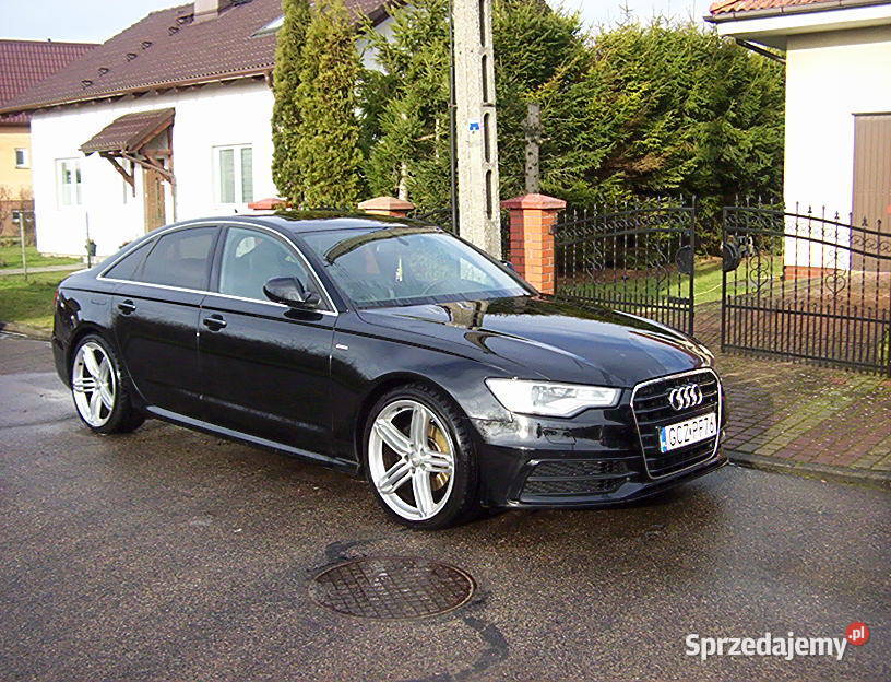 20TDI 177 SKÓRY LEDY XENON NAVI SEDAN SLINE nieuszkodzony A6 Człuchów