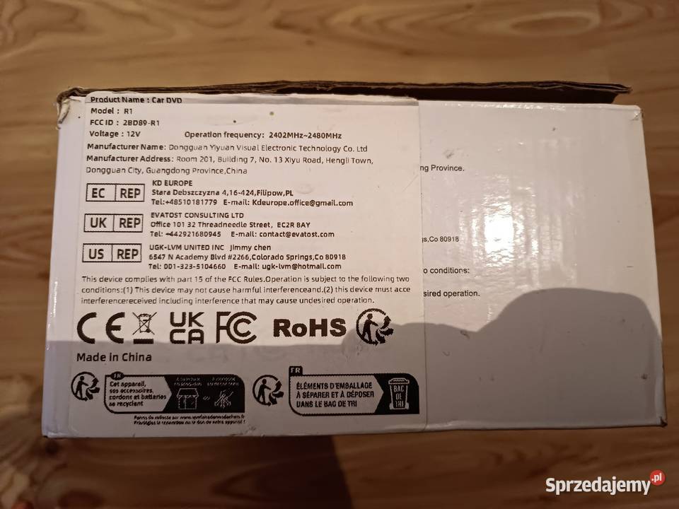 Nowe Radio samochodowe 101 Android dotykowe małopolskie Gromnik sprzedam