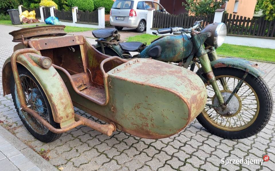 M 72 oryginał emka k 750 ural mt mw dniepr ural 1212km Mogilno