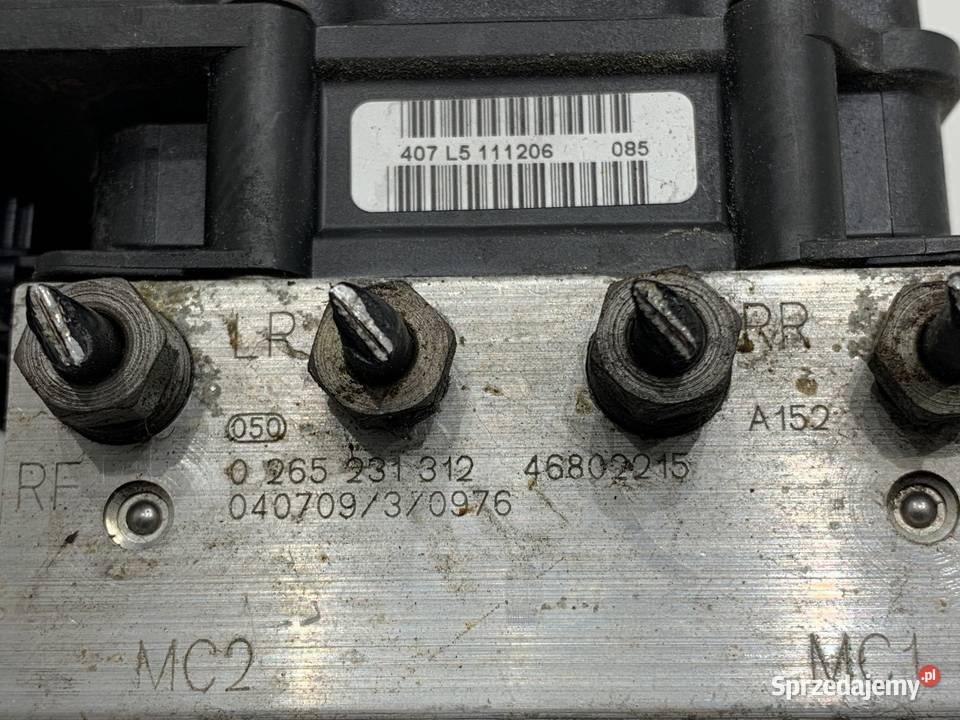 POMPA ABS FIAT PANDA II 0265231312 12 60 sprzedam