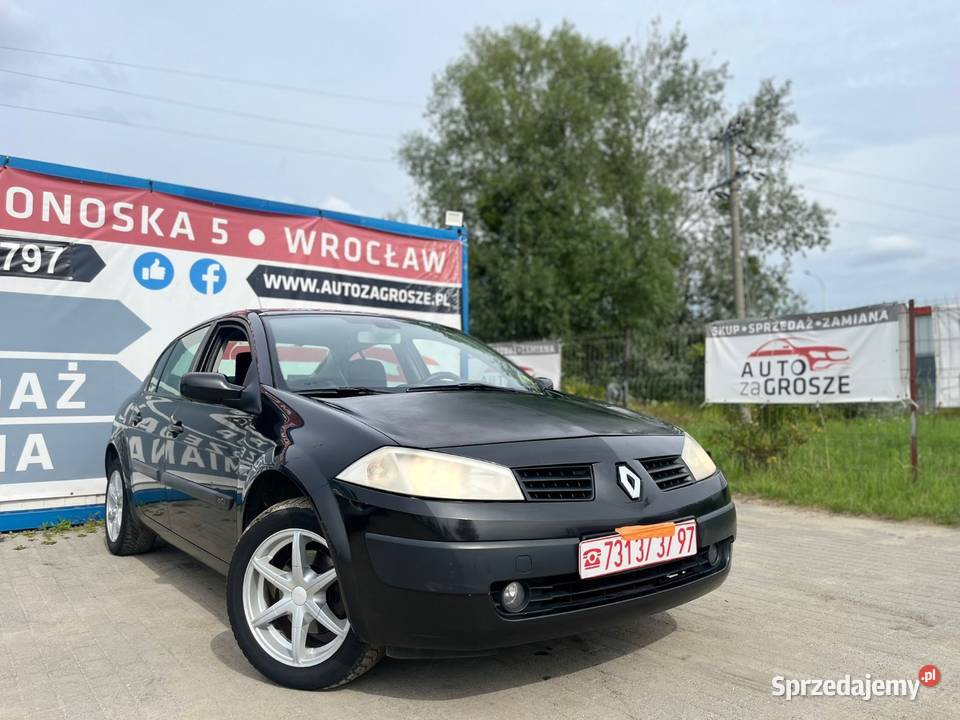 Renault Megane 15DCI 2005 Sedan Alufelgi Radio Wrocław