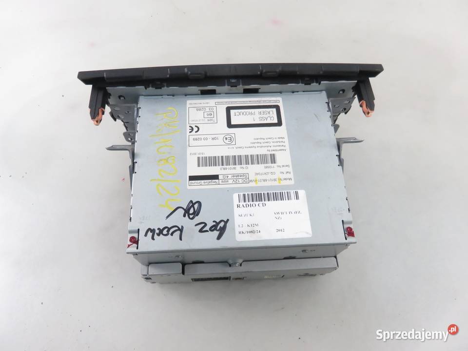 RADIO SUZUKI SWIFT IV FZ NZ 3910168L01