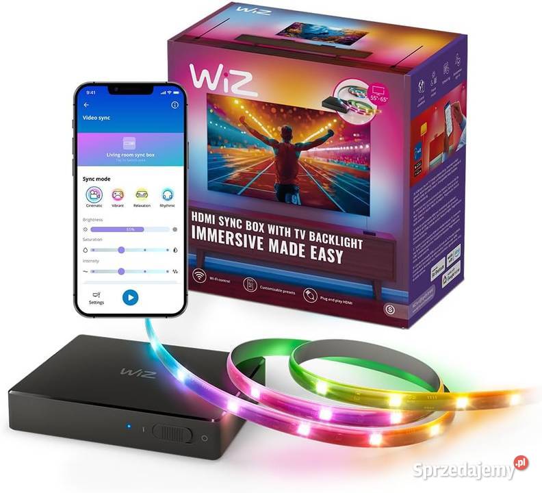 WiZ HDMI Sync Box z taśmą LED do TV Jaworzno
