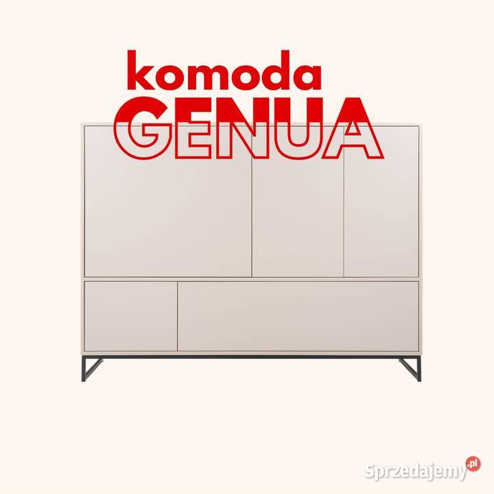 Komoda bezuchwytowa Genua 160 2kolory łódzkie