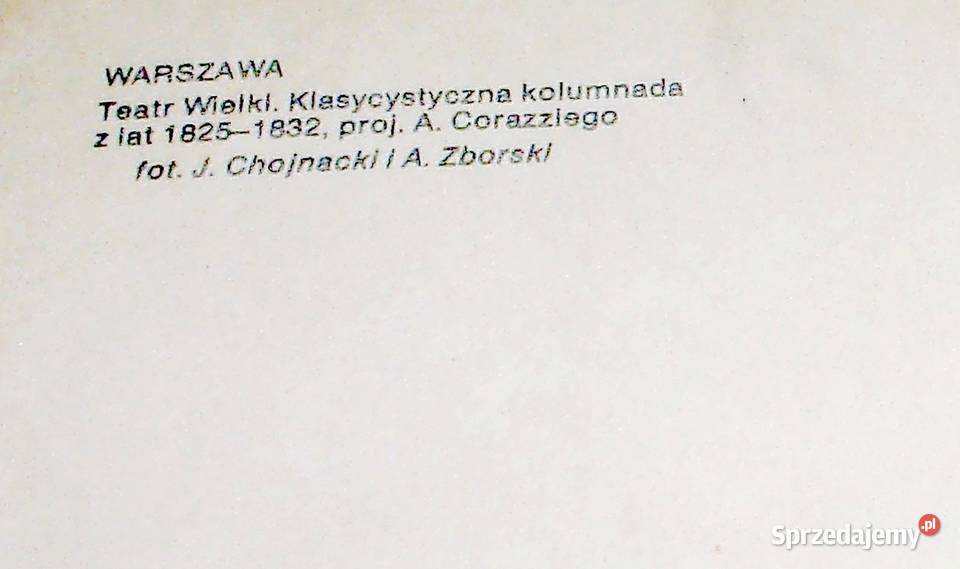 Warszawa na pocztówce z lat siedemdziesiątych Pruszków