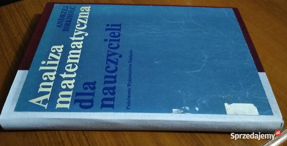 Analiza matematyczna nauczycieli Andrzej matematyka Gdańsk sprzedam