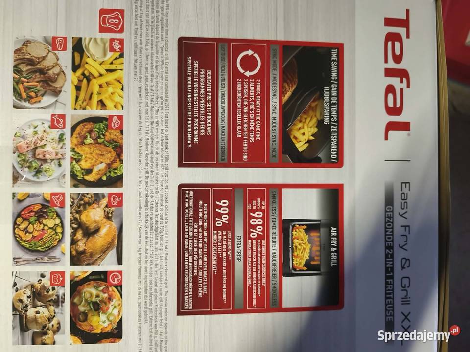 Air Fryer Tefal XXL nowy 65 litra kujawsko-pomorskie
