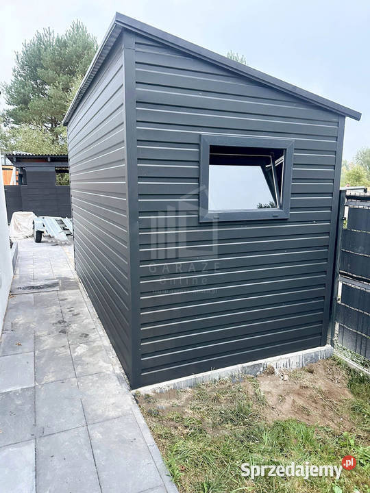 Domek Ogrodowy Schowek 2x5m Brama Dwuskrzydłowa Siedlce