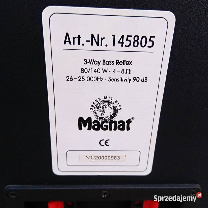 Subwoofer Pasywny MAGNAT 21 bandpass satelity