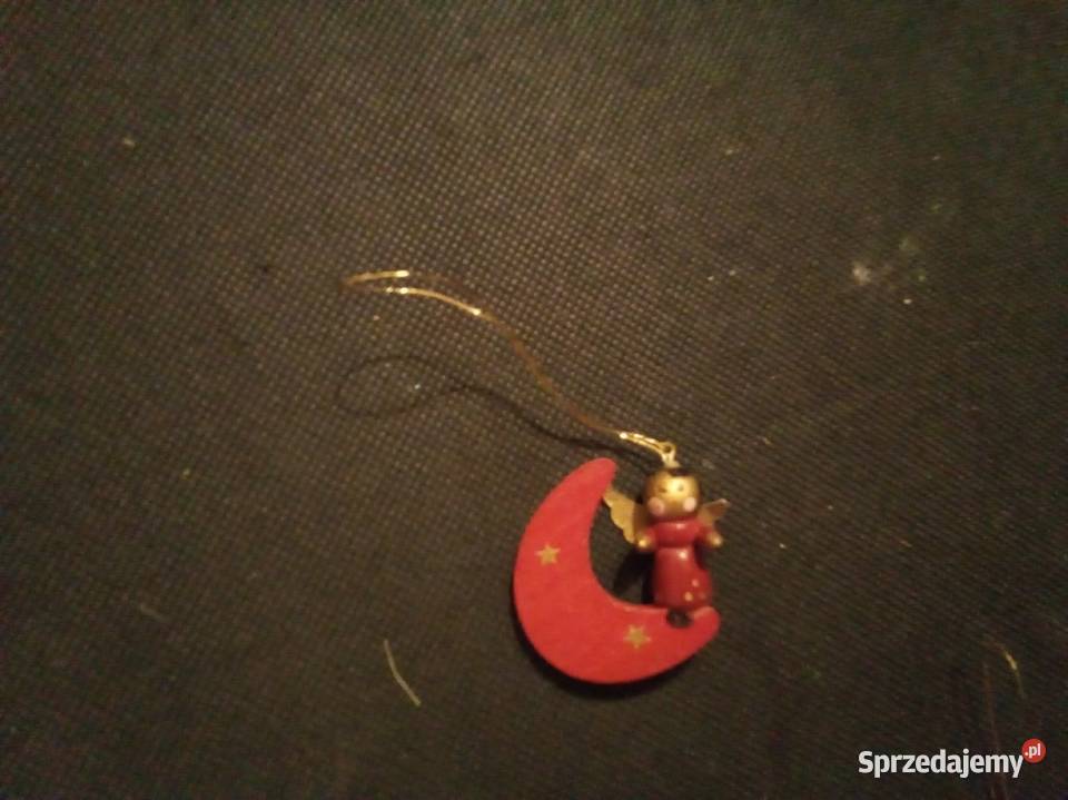 Drewniana zawieszka na choinkę aniołek na mazowieckie Warszawa