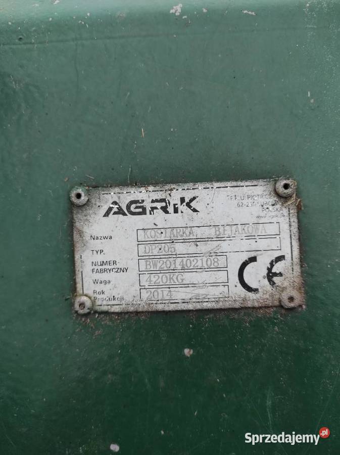 Kosiarka bijakowa mulczer 2m Agromasz Maszyny zielonkowe Żyrardów