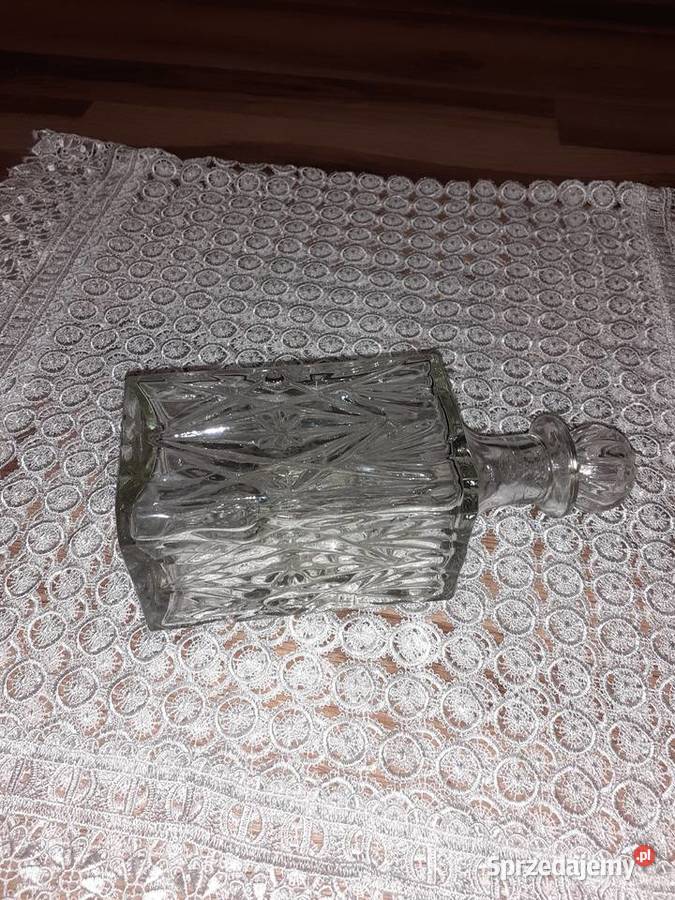 Masywną karafka Ząbkowice Porcelana i szkło śląskie Sosnowiec