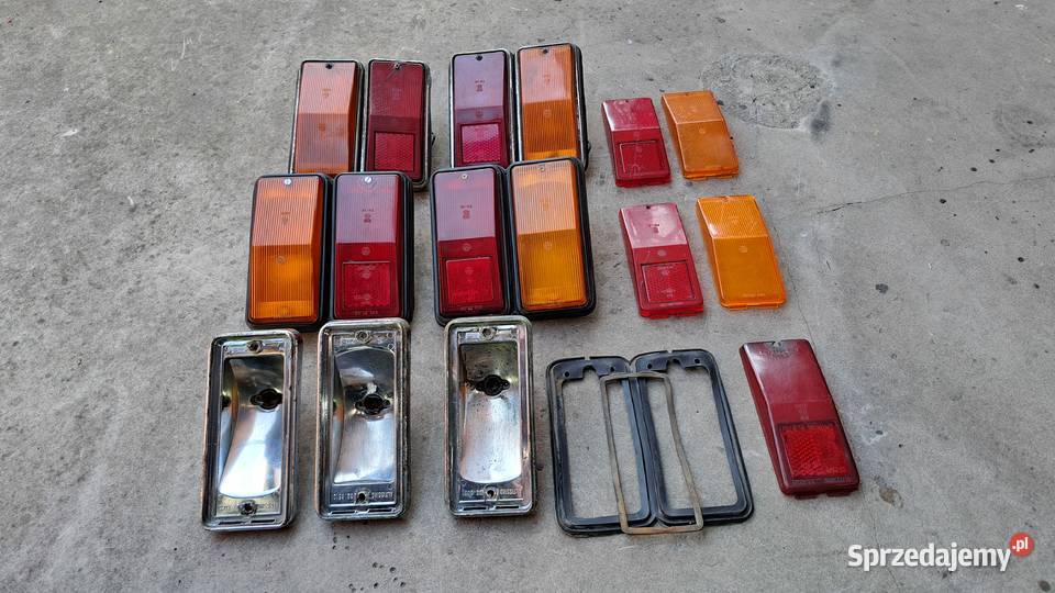 Fiat125p lampy tylne kompl uszczelki osłony MR75 Leszno