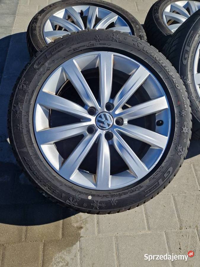 Koła zimowe vw 225 50 17 alufelgi VW Volkswagen sprzedam