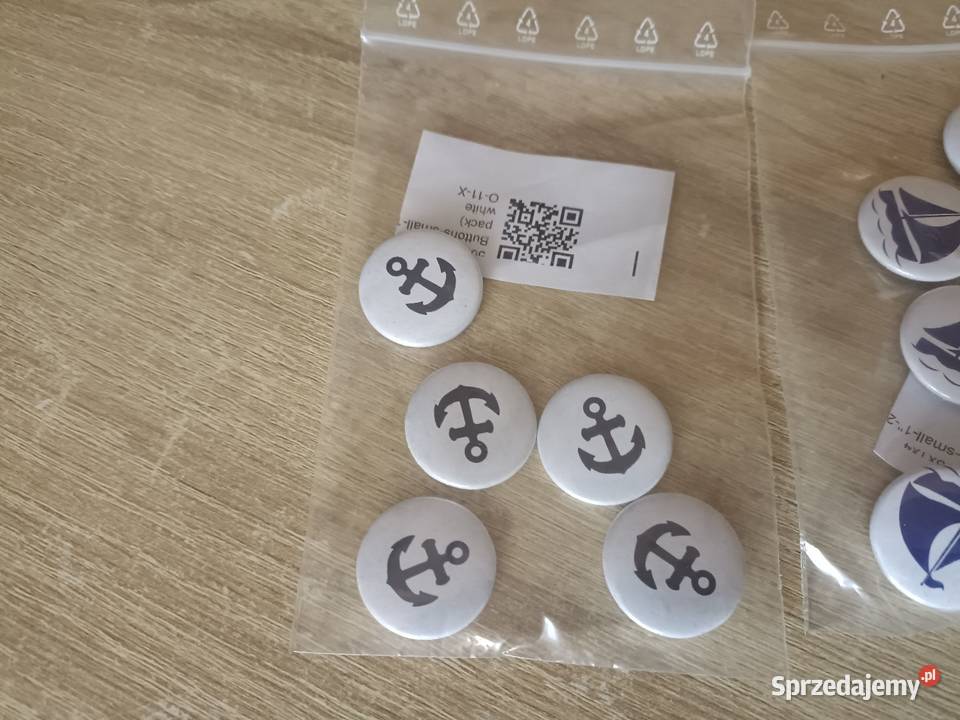 Broszki z motywem żeglarskim Kwidzyn