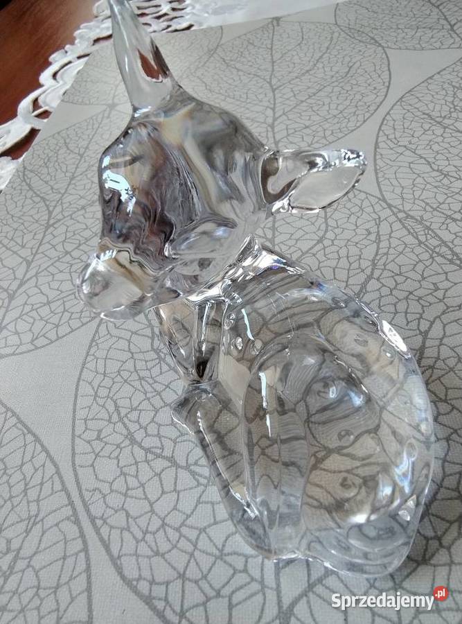 Szklana sarenka Porcelana i szkło Żory