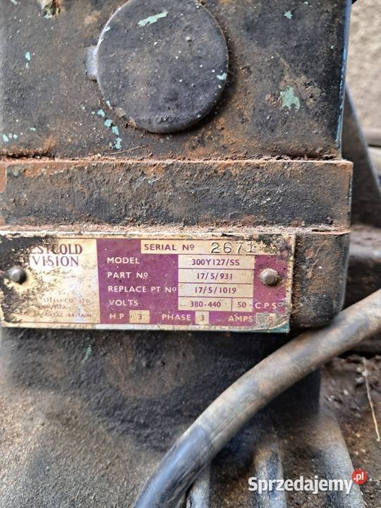 Sprężarka 380v Rolnictwo Grajewo sprzedam