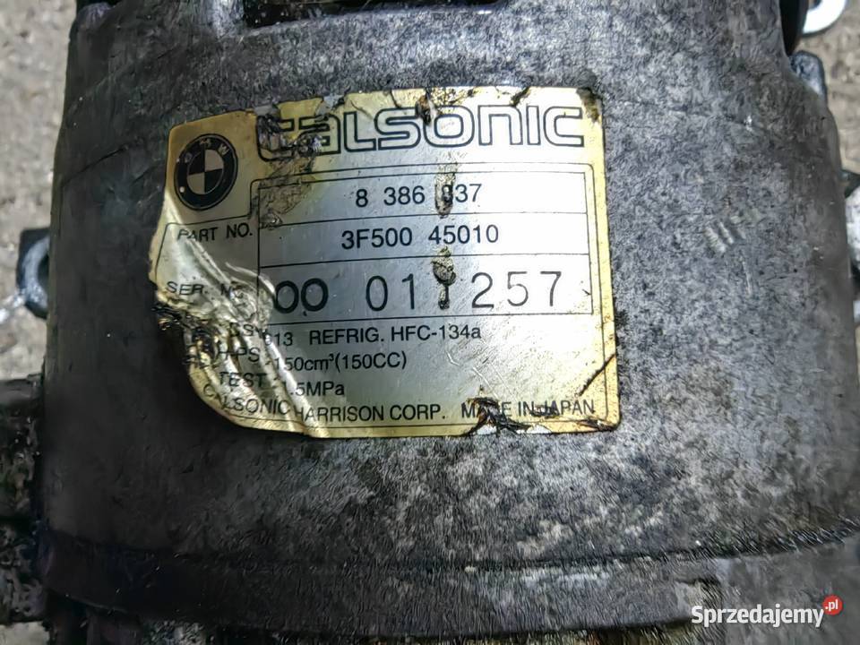 Kompresor klimatyzacji BMW E46 m43 19 osobowe Kompresory klimatyzacji Żory sprzedam