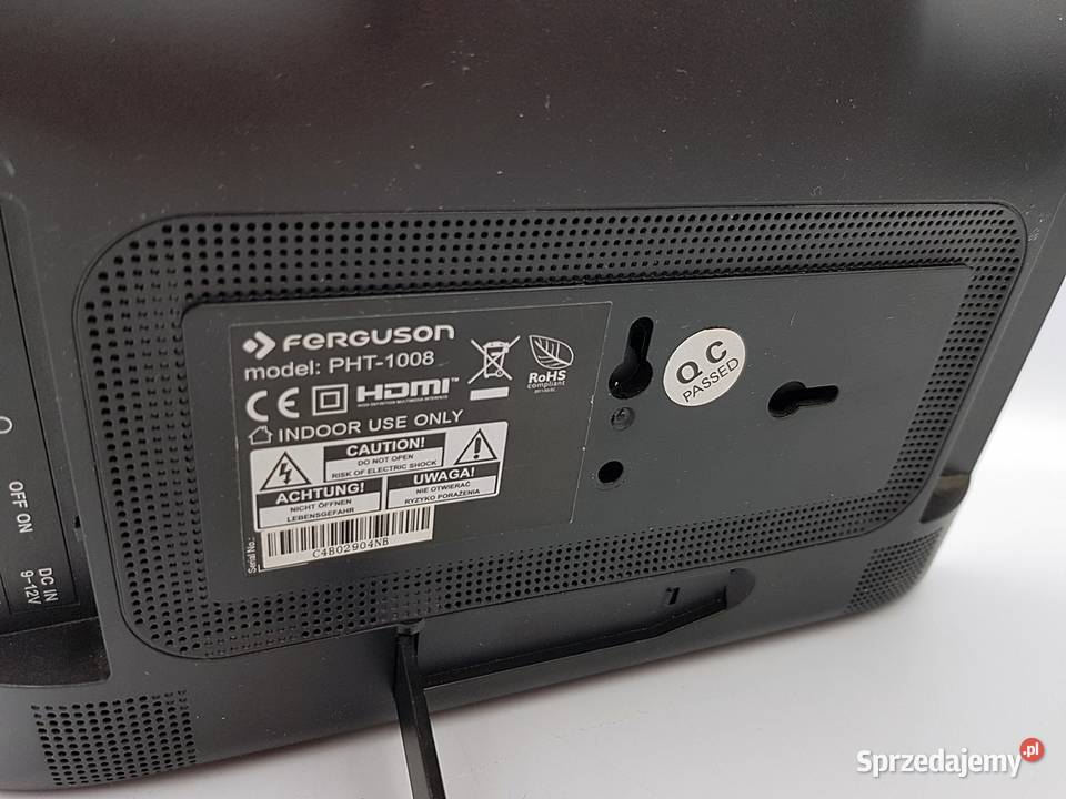 Przenośny TV LCD Ferguson PHT1008 10 Telewizory Gdańsk