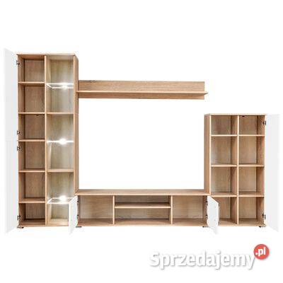 vidaXL Meblościanka pod TV z oświetleniem LED Warszawa