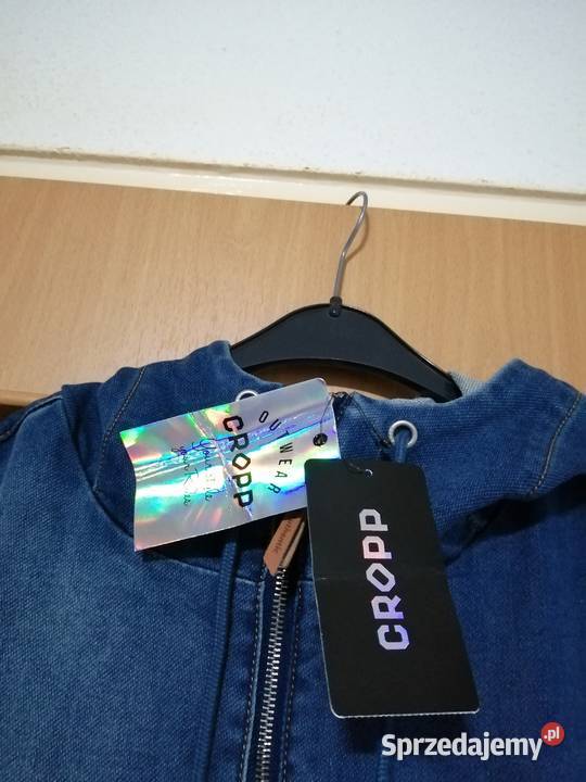 Cropp kurtka jeansowa z kapturem rozmiar XL 80 Zgorzelec