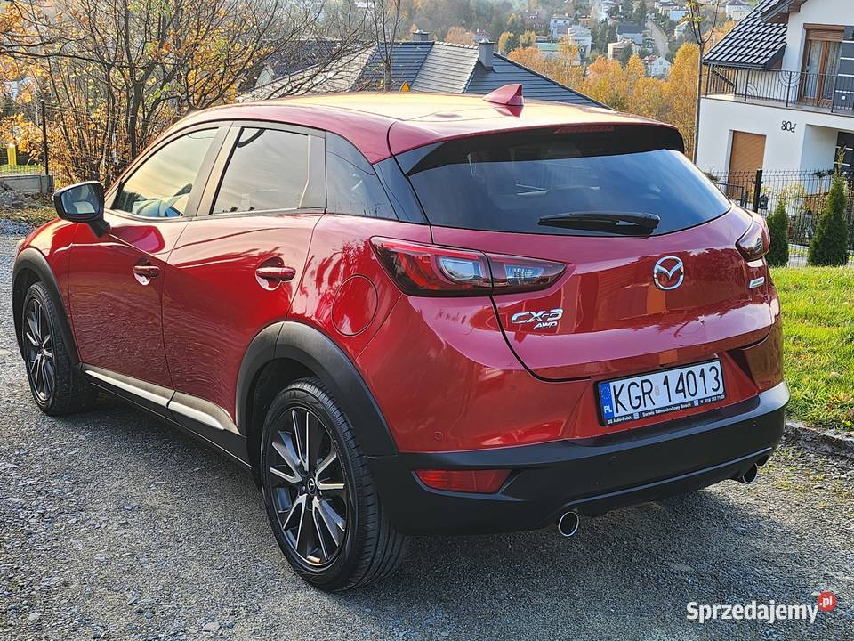 Mazda CX3 15d SKYACTIV 4x4 AUTOMAT Full małopolskie Gorlice