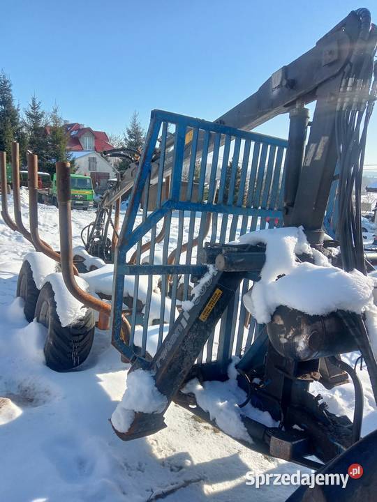 Przyczepa leśna zrywkowa 9 ton Łagów