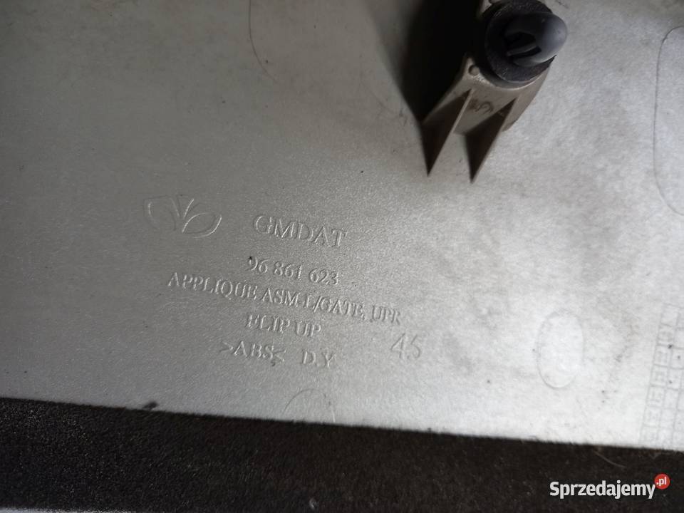 SPOILER LOTKA KLAPY BAGAŻNIKA 96861623 CHEVROLET Spoilery