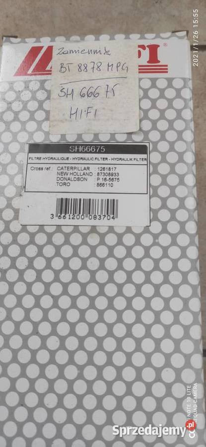 Filtr hydrauliczny SH66675 HIFI CATERPILLAR BT Koronowo sprzedam